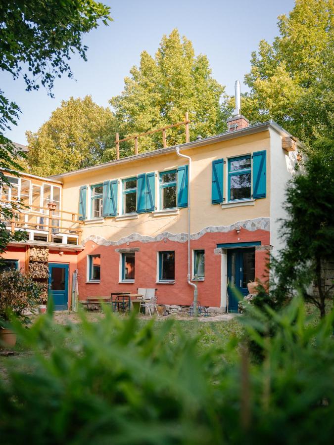 The Upholstery Tinyhouse Deluxe Eco Chalet Kreativ Citynah Хемніц Екстер'єр фото