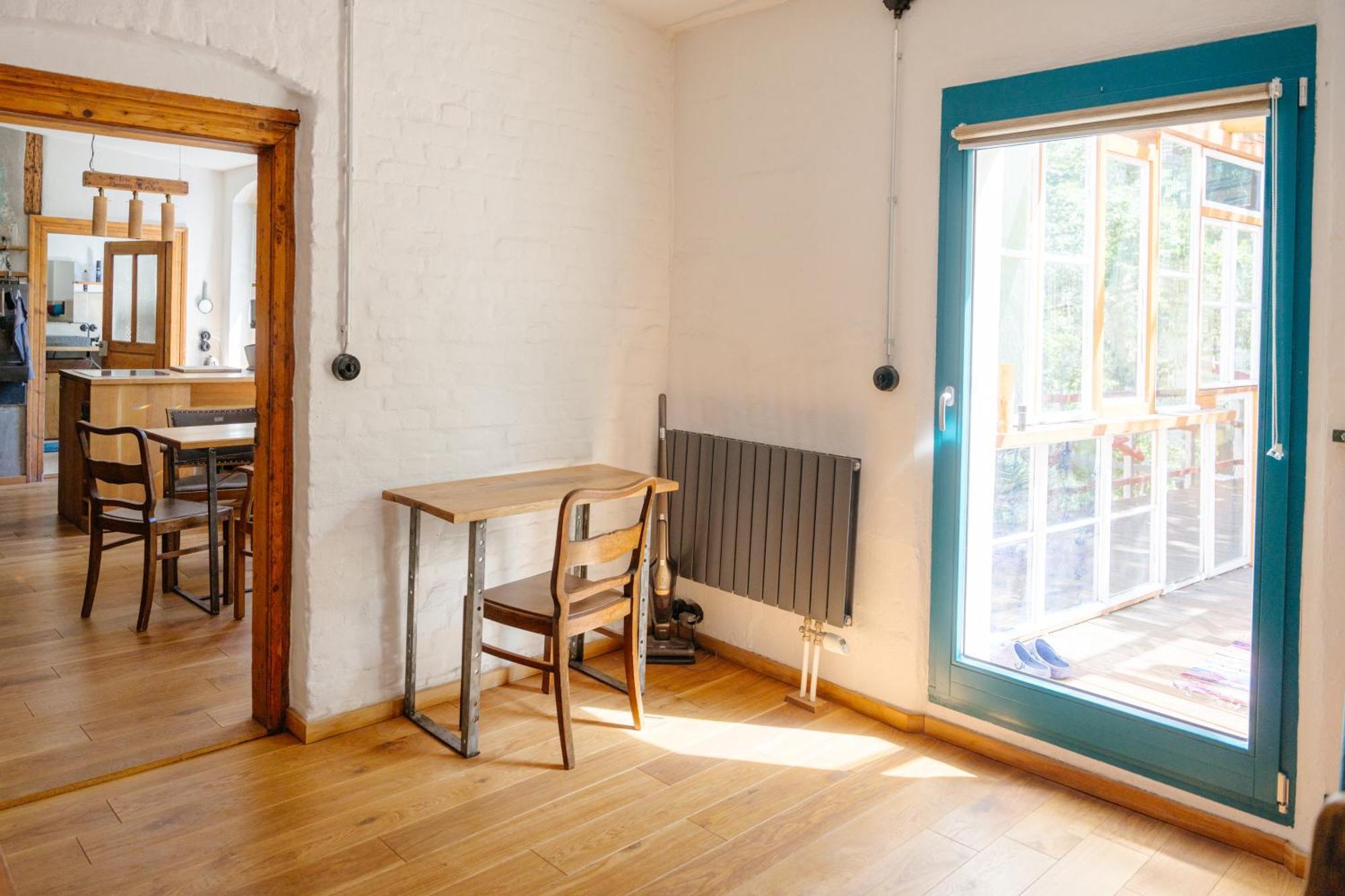 The Upholstery Tinyhouse Deluxe Eco Chalet Kreativ Citynah Хемніц Екстер'єр фото